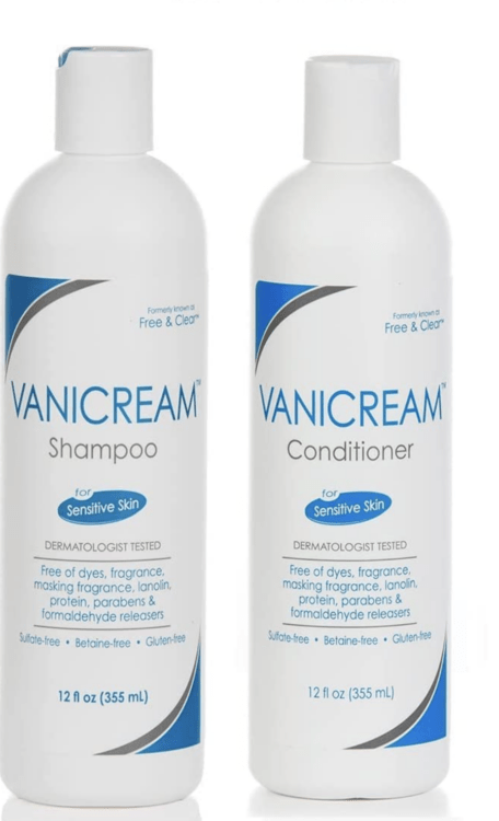 Vanicream Hair Shampoo and Hair Conditioner