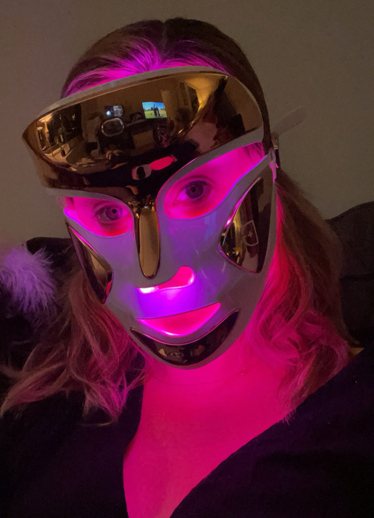 LED light therapy for acne