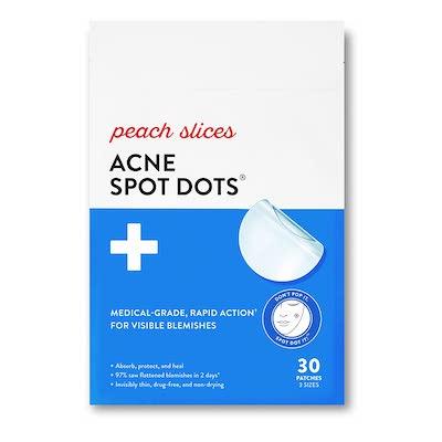 Peach Slices Acne Spot Dots | Do Hydrocolloid Patches Work For Acne