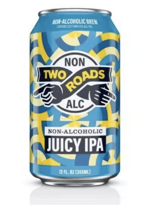 Two Roads Brewing Non-Alcoholic Juicy IPA