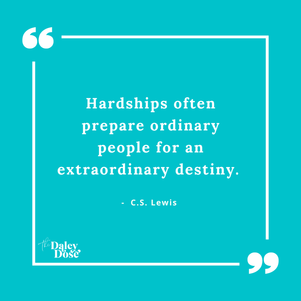 CS Lewis Quote CS Lewis Hardship Quote Hardships Prepare 