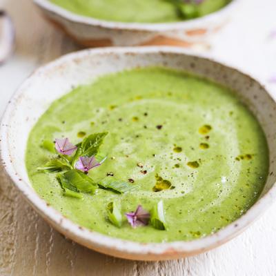 Cucumber Basil Gazpacho | Healthy Recipes For Acne