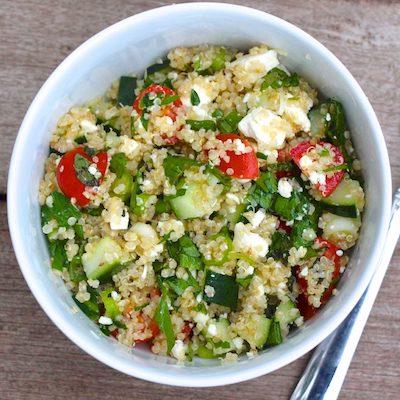 Quinoa Tabbouleh with Feta Cheese