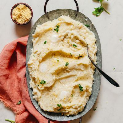 Garlic Mash Cauliflower | Healthy Recipes For Acne
