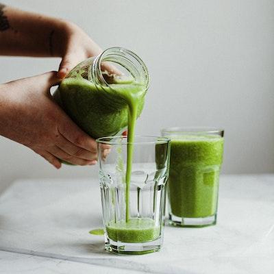 Green Peanut Butter Smoothie