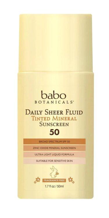 Babo Botanicals Tinted Mineral Sunscreen Lotion