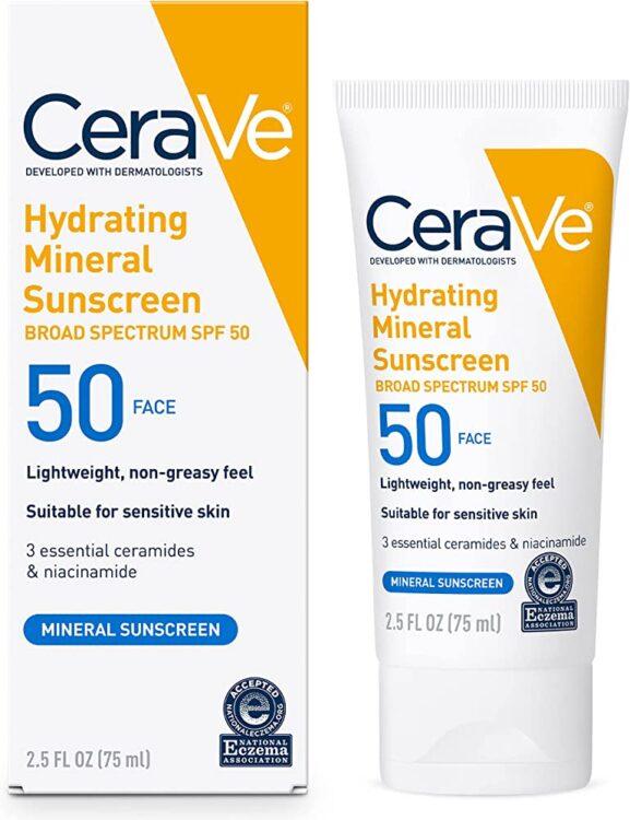 CeraVe Hydrating Mineral Sunscreen