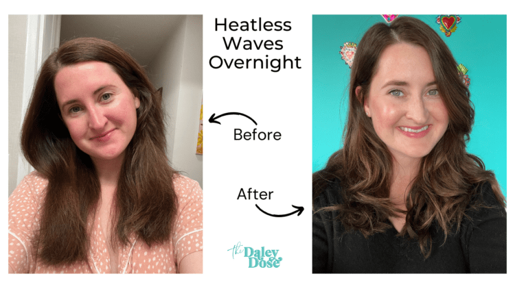 heatless waves overnight before and after