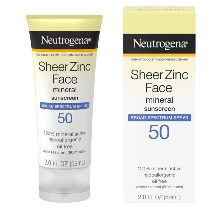 Neutrogena Sheer Zinc Mineral Sunscreen