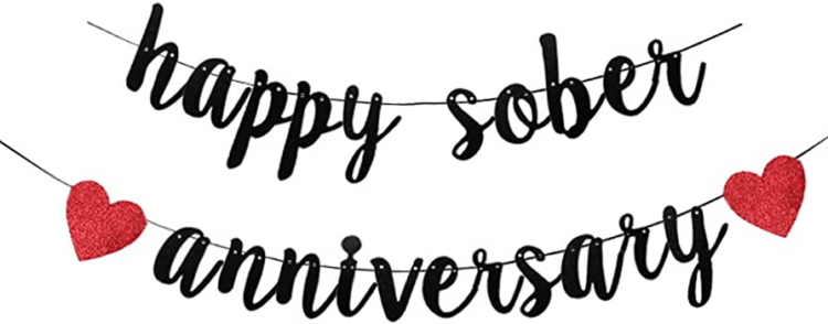 Happy sober anniversary