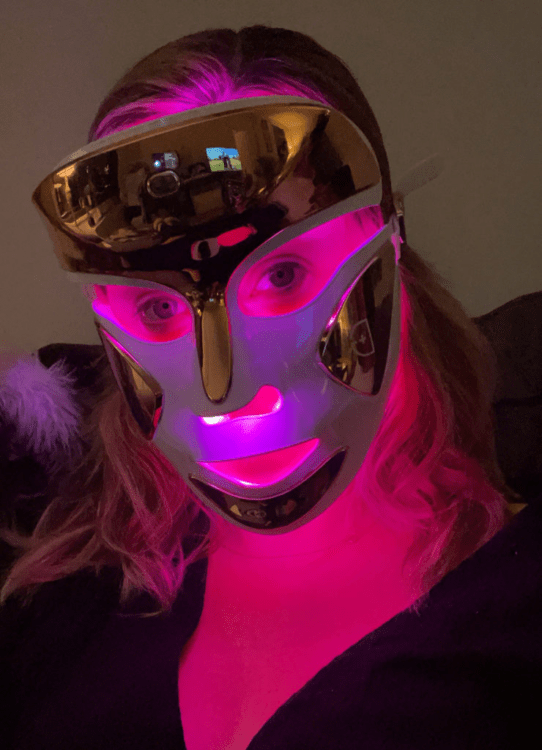 LED light therapy for acne