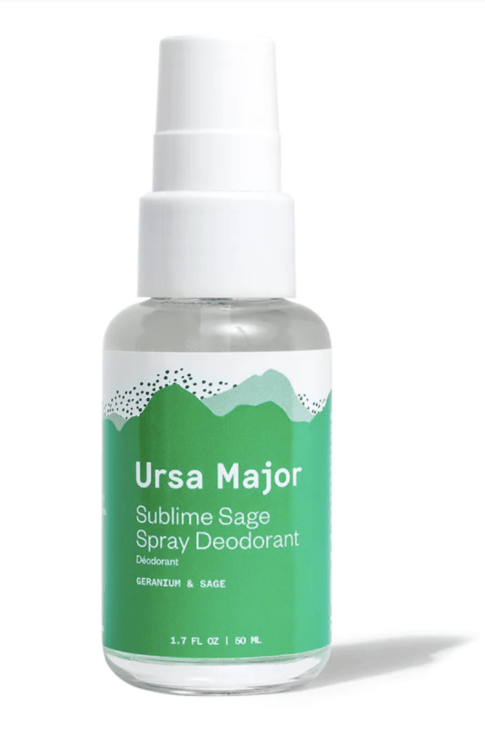 non-toxic deodorant | Ursa Major Sublime Sage Natural Spray Deodorant