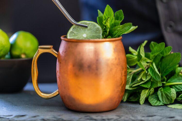 Non-alcoholic Moscow mule