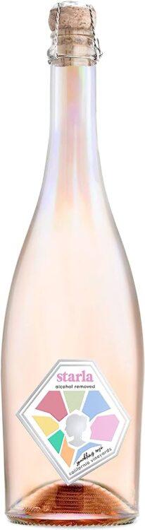 Starla Wines Non-Alcoholic Sparkling Rosé is one of the best non-alcoholic rosé options.