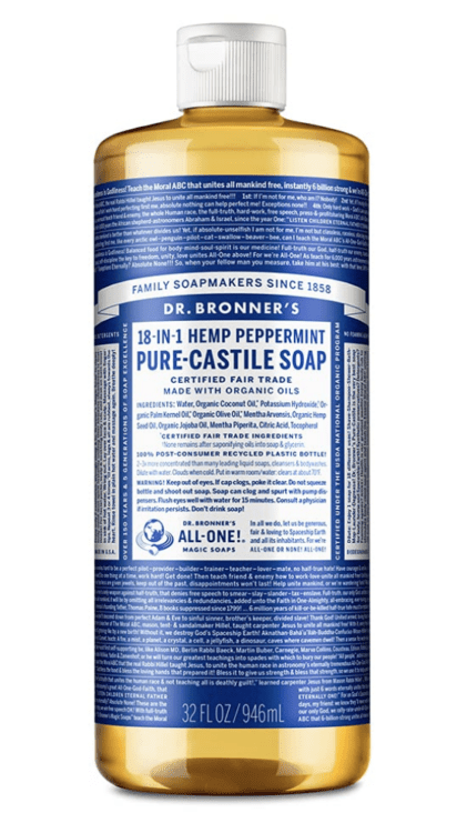 Dr. Bronner’s Pure Castile Liquid Soap