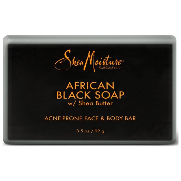 Shea Moisture African Black Soap is one of the best bar soaps for men