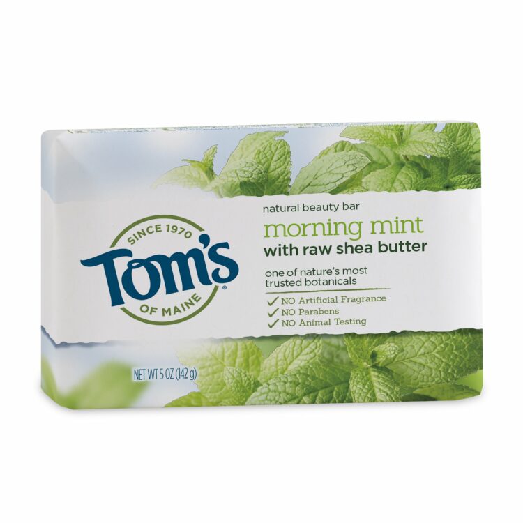 A bar of Tom's of Maine Morning Mind bar soap | Best Bar Soaps for Men