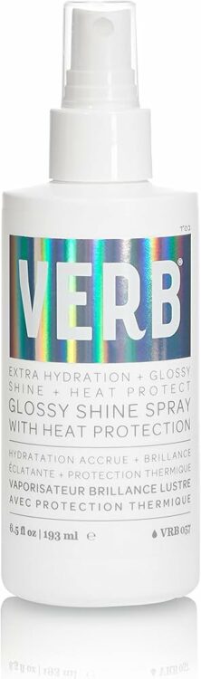 A bottle of Verb, which is one of the best heat protectants for natural hair