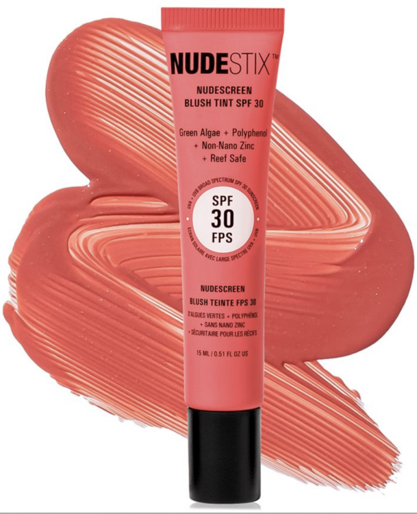 Nudestix NUDESCREEN BLUSH TINT SPF 30 | How to Reapply Sunscreen Over Makeup