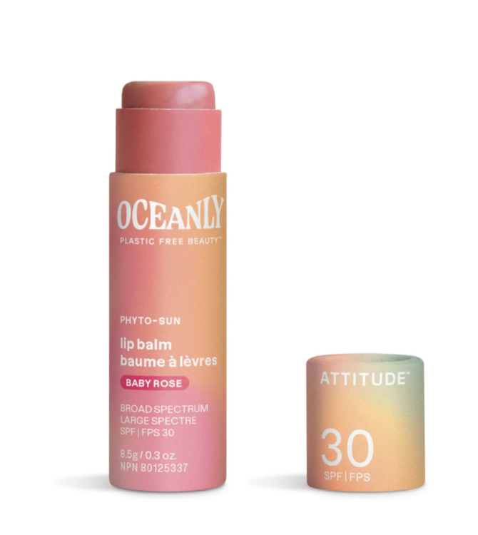 Attitude OCEANLY PHYTO-SUN Lip Balm SPF 30 with Zinc Oxide